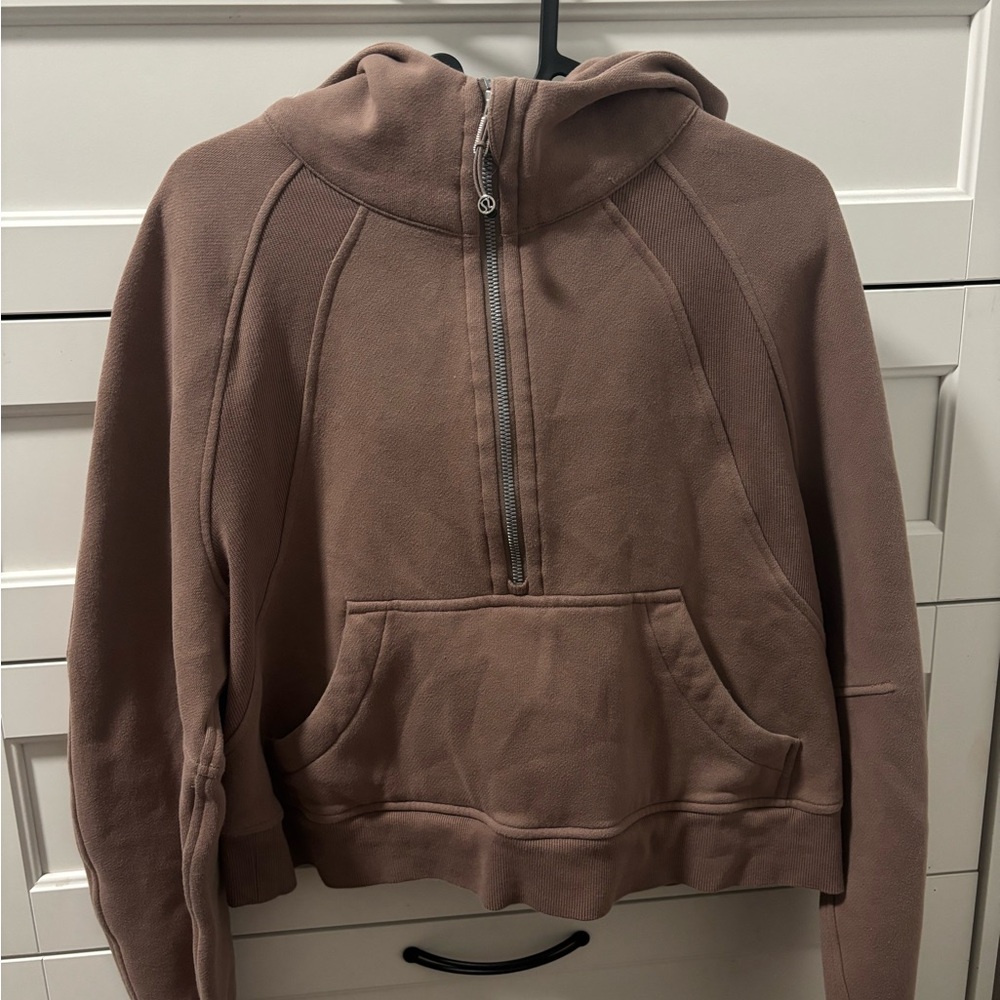 lululemon athletica scuba Hoodie brown xs